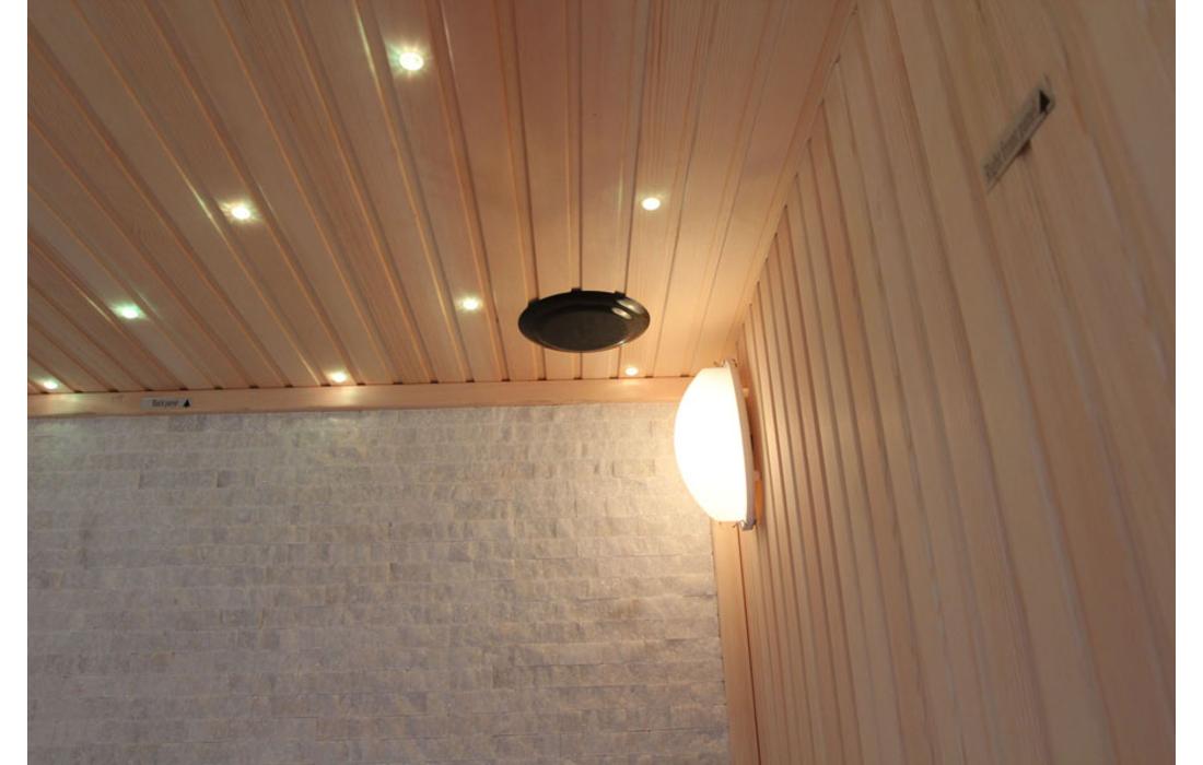 sauna finlandese chamonix luce